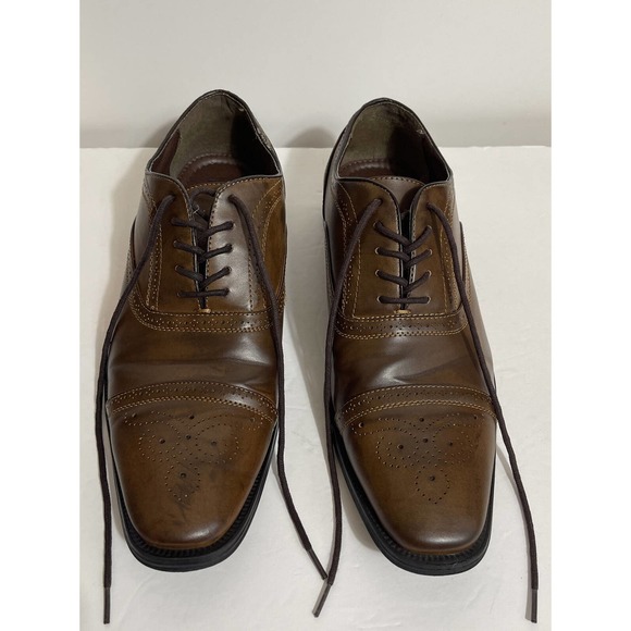 GIORGIO BRUTINI Men’s 10M Oxford Shoes Brown0 - Picture 2 of 7